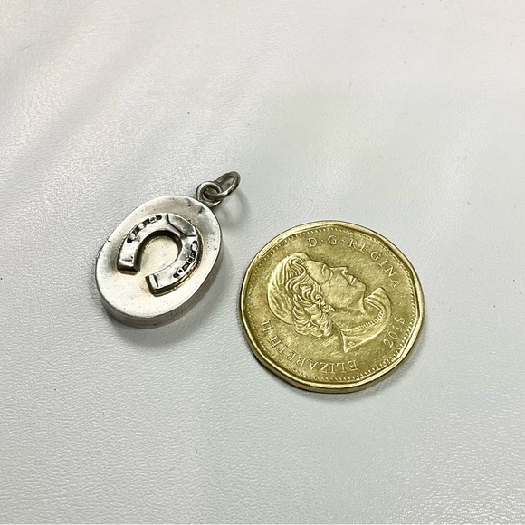 Victorian 1888 Sterling Silver Lucky Gentleman’s Locket Fob - Picture 3 of 9